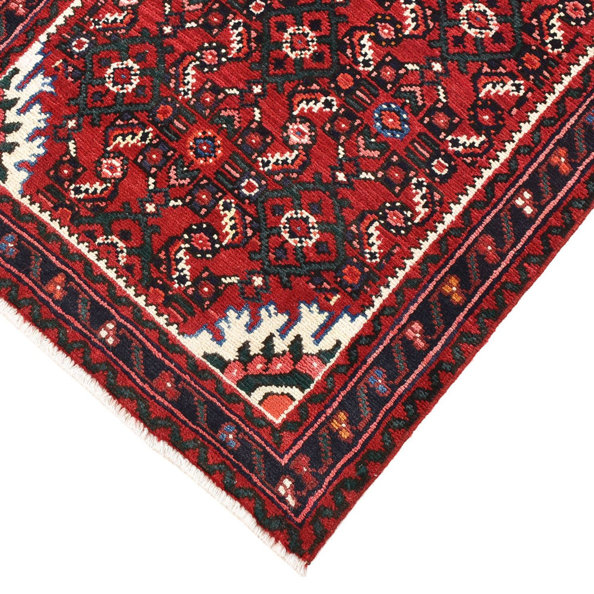 Alfombra de pasillo Alfombra persa - Nómada - 195 x 64 cm - rojo oscuro