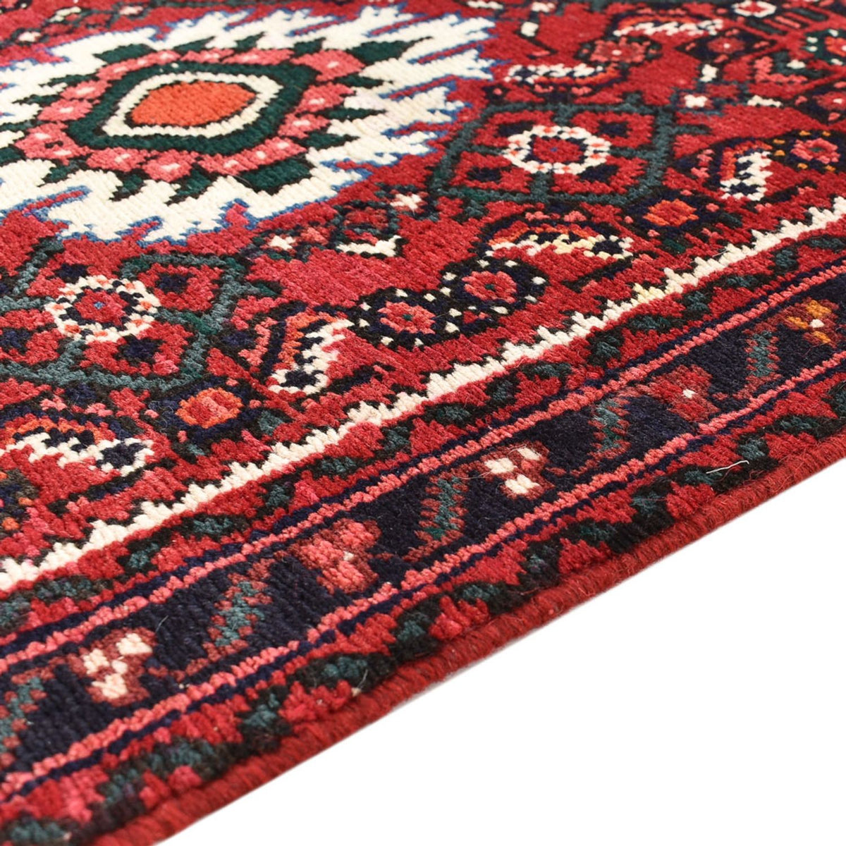 Alfombra de pasillo Alfombra persa - Nómada - 195 x 64 cm - rojo oscuro
