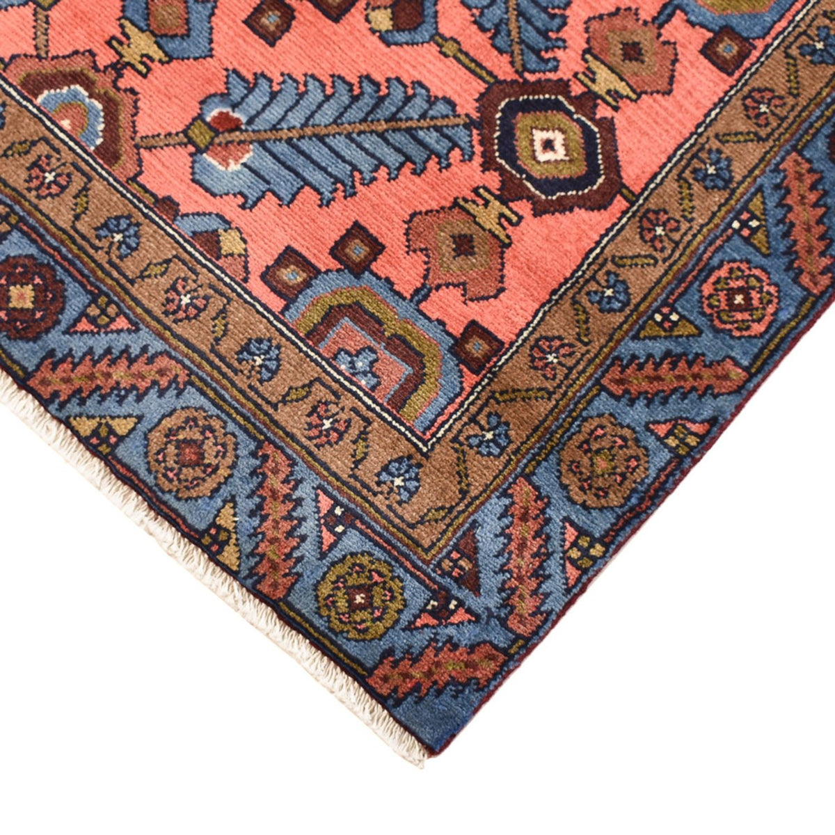 Alfombra de pasillo Alfombra persa - Nómada - 187 x 80 cm - rojo claro