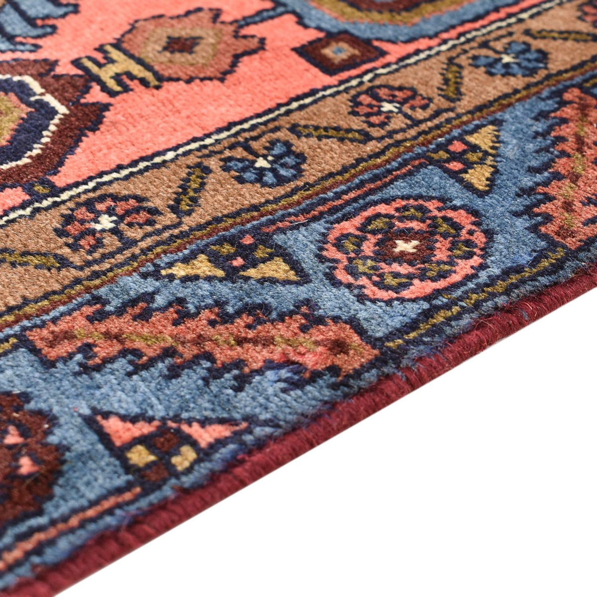 Alfombra de pasillo Alfombra persa - Nómada - 187 x 80 cm - rojo claro