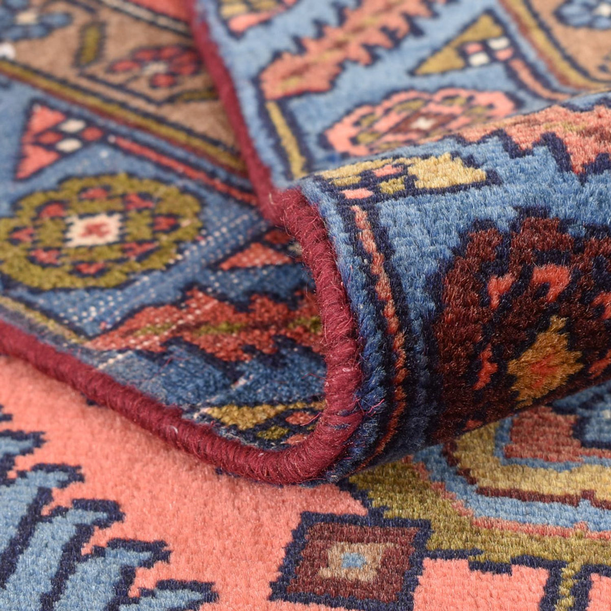 Alfombra de pasillo Alfombra persa - Nómada - 187 x 80 cm - rojo claro