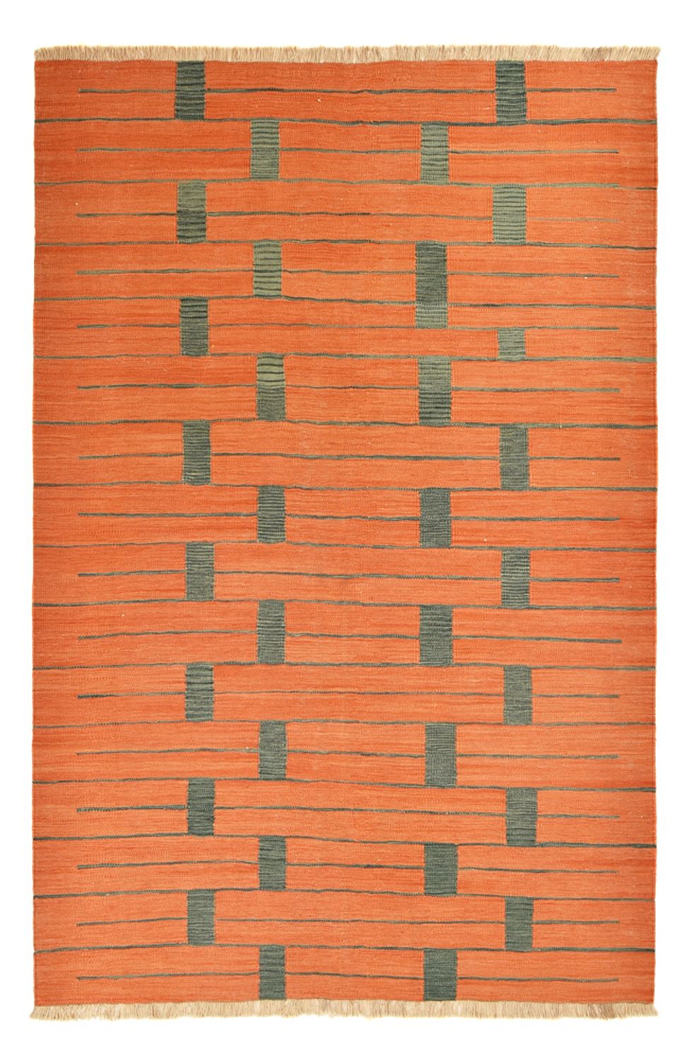 Alfombra Kelim - Tendencia - 291 x 193 cm - multicolor