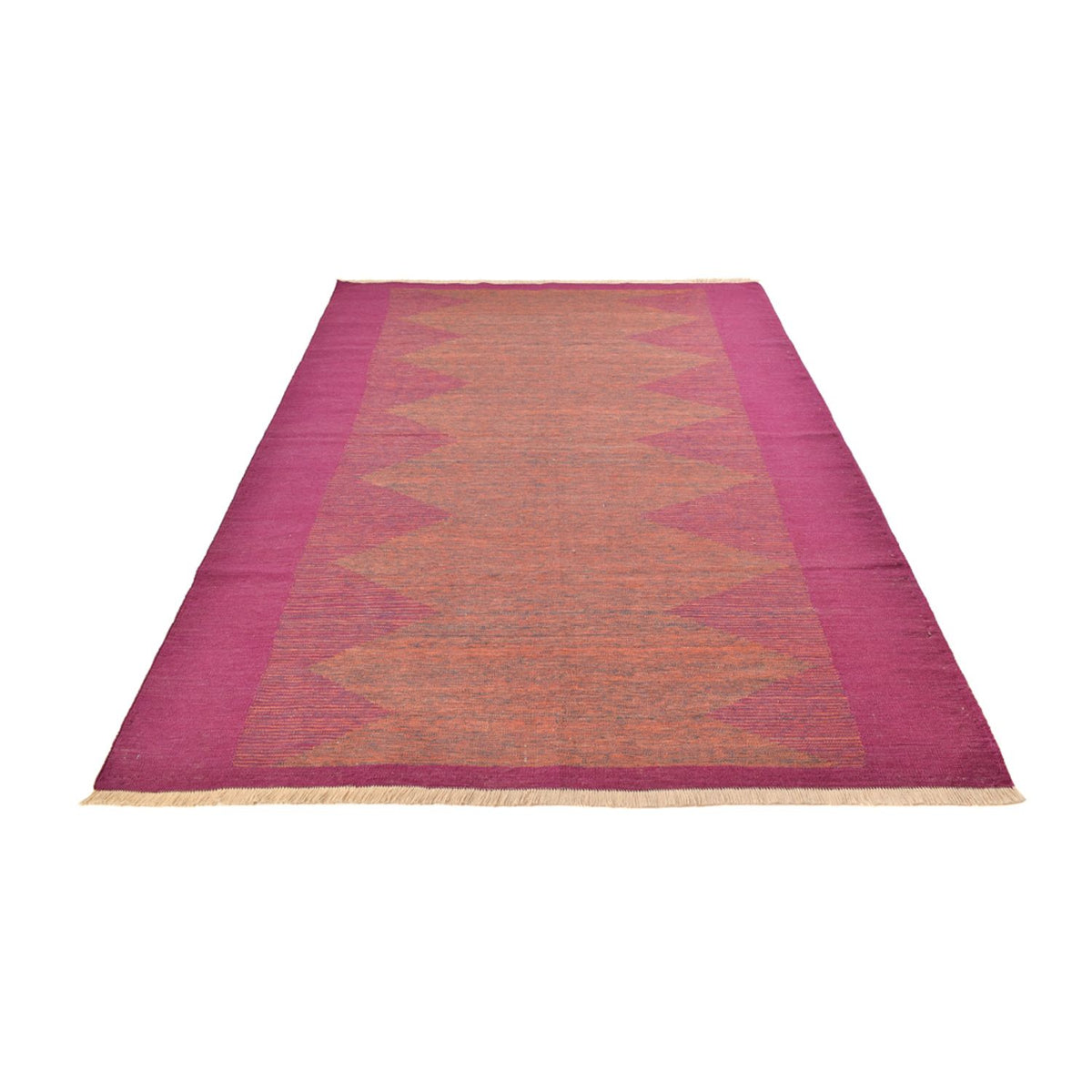 Alfombra Kelim - Tendencia - 296 x 195 cm - multicolor