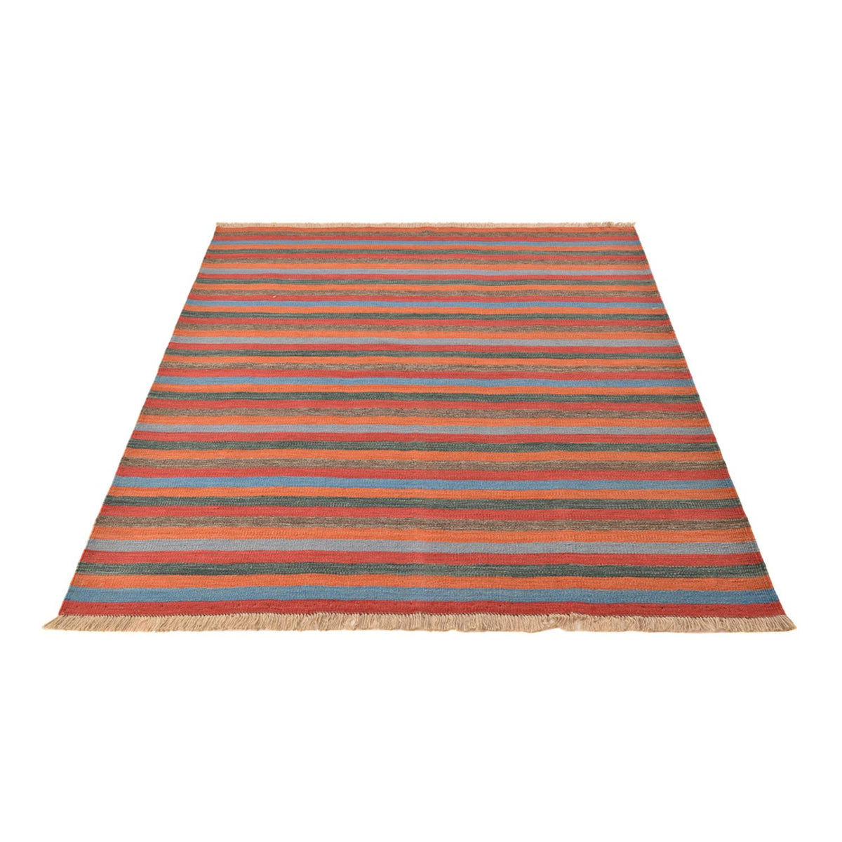 Alfombra Kelim - Tendencia - 200 x 146 cm - multicolor