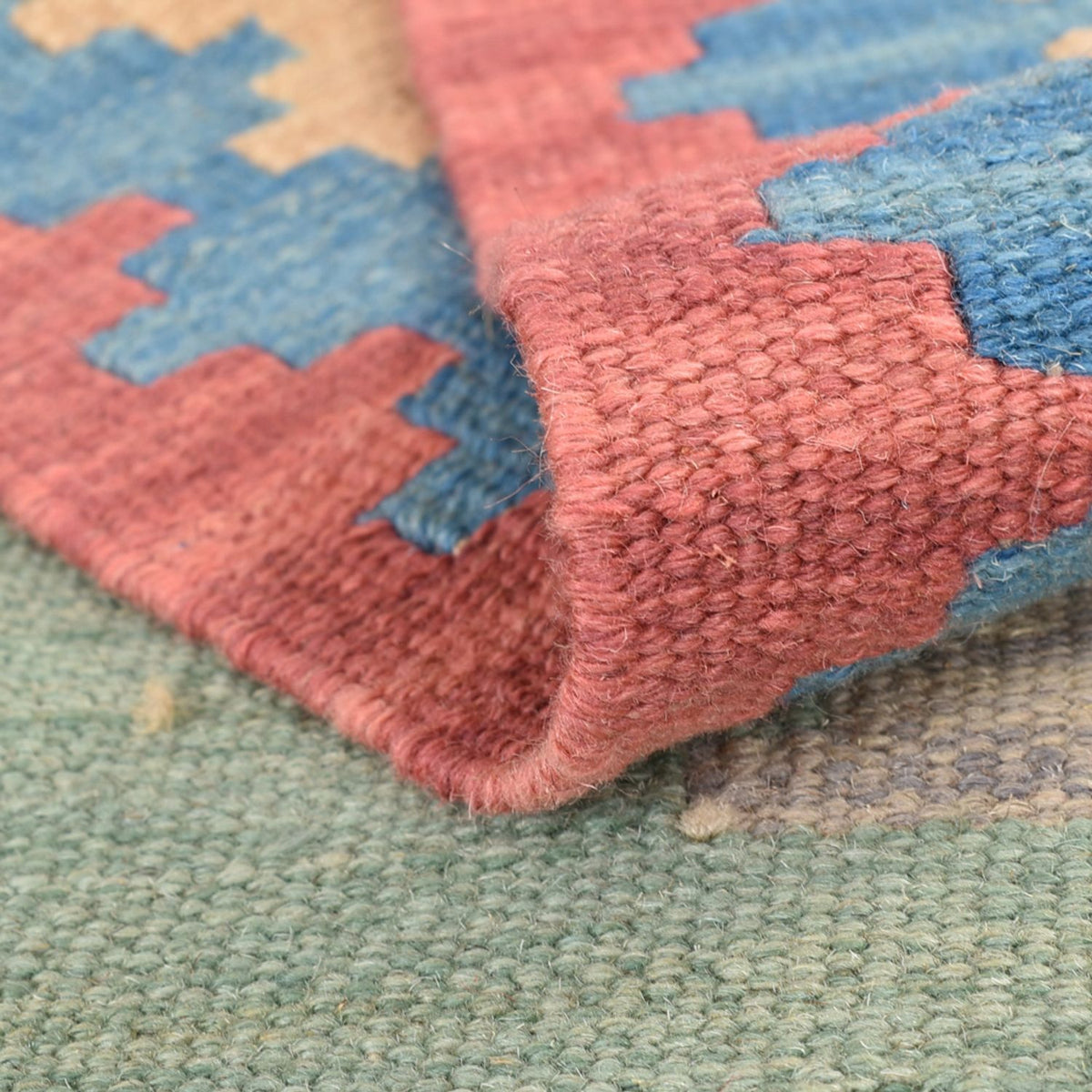 Alfombra de pasillo Alfombra Kelim - Oriental - 204 x 84 cm - multicolor