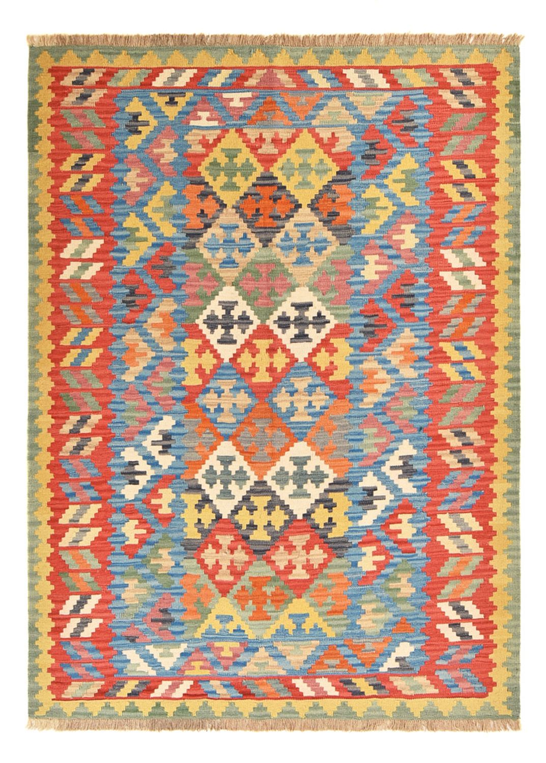 Alfombra Kelim - Oriental - 235 x 172 cm - multicolor