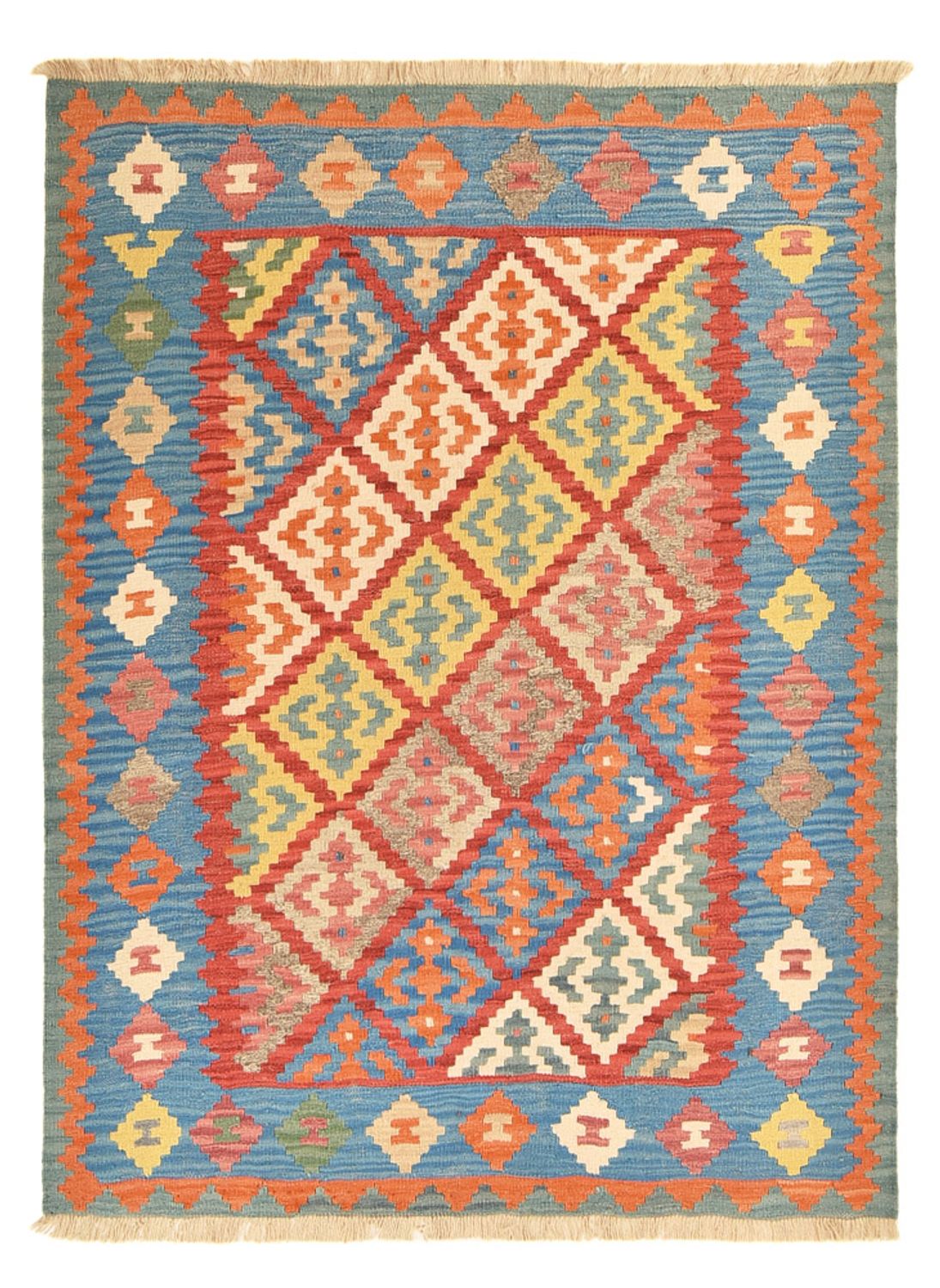 Alfombra Kelim - Oriental - 203 x 157 cm - multicolor