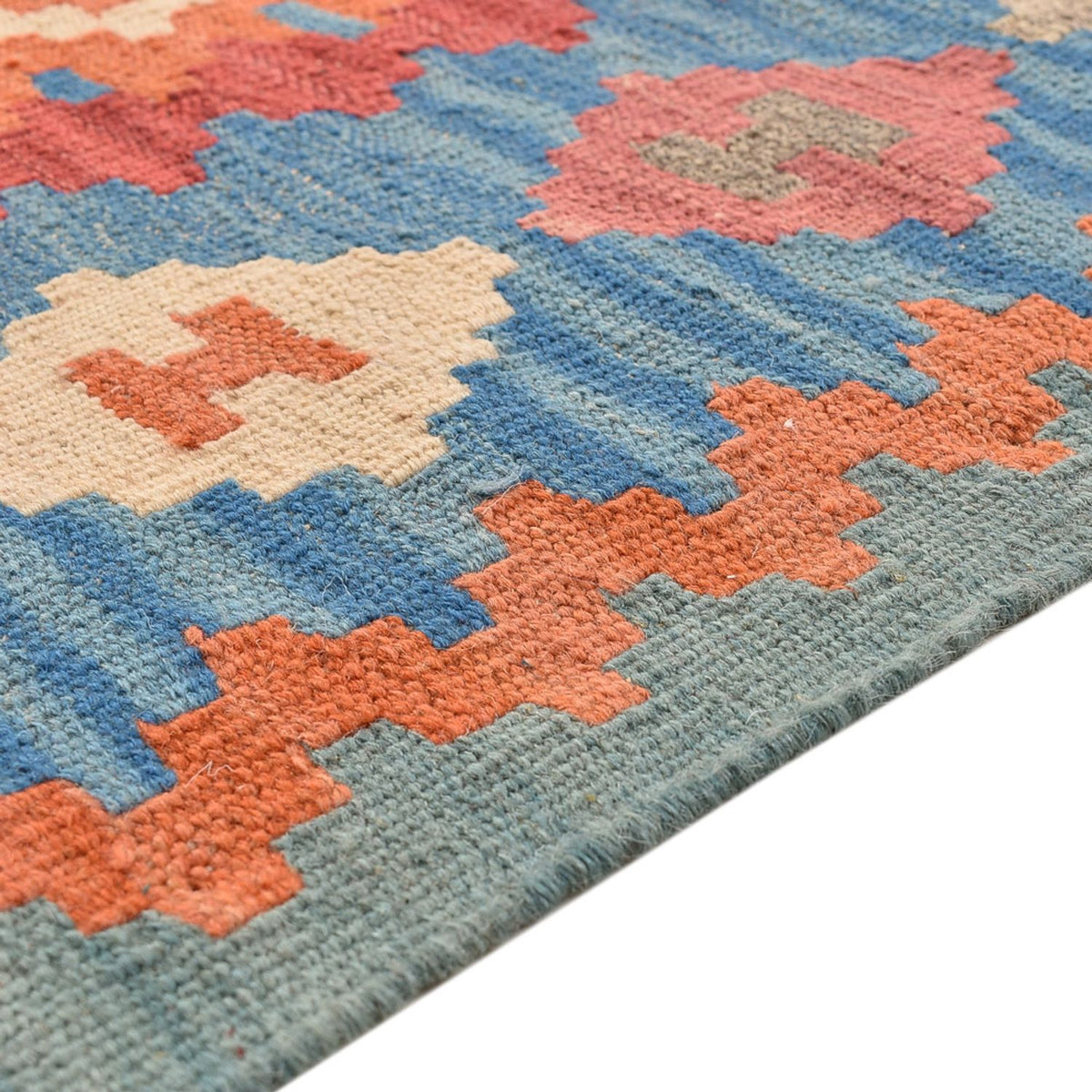 Alfombra Kelim - Oriental - 203 x 157 cm - multicolor