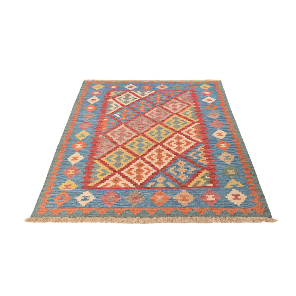 Alfombra Kelim - Oriental - 203 x 157 cm - multicolor