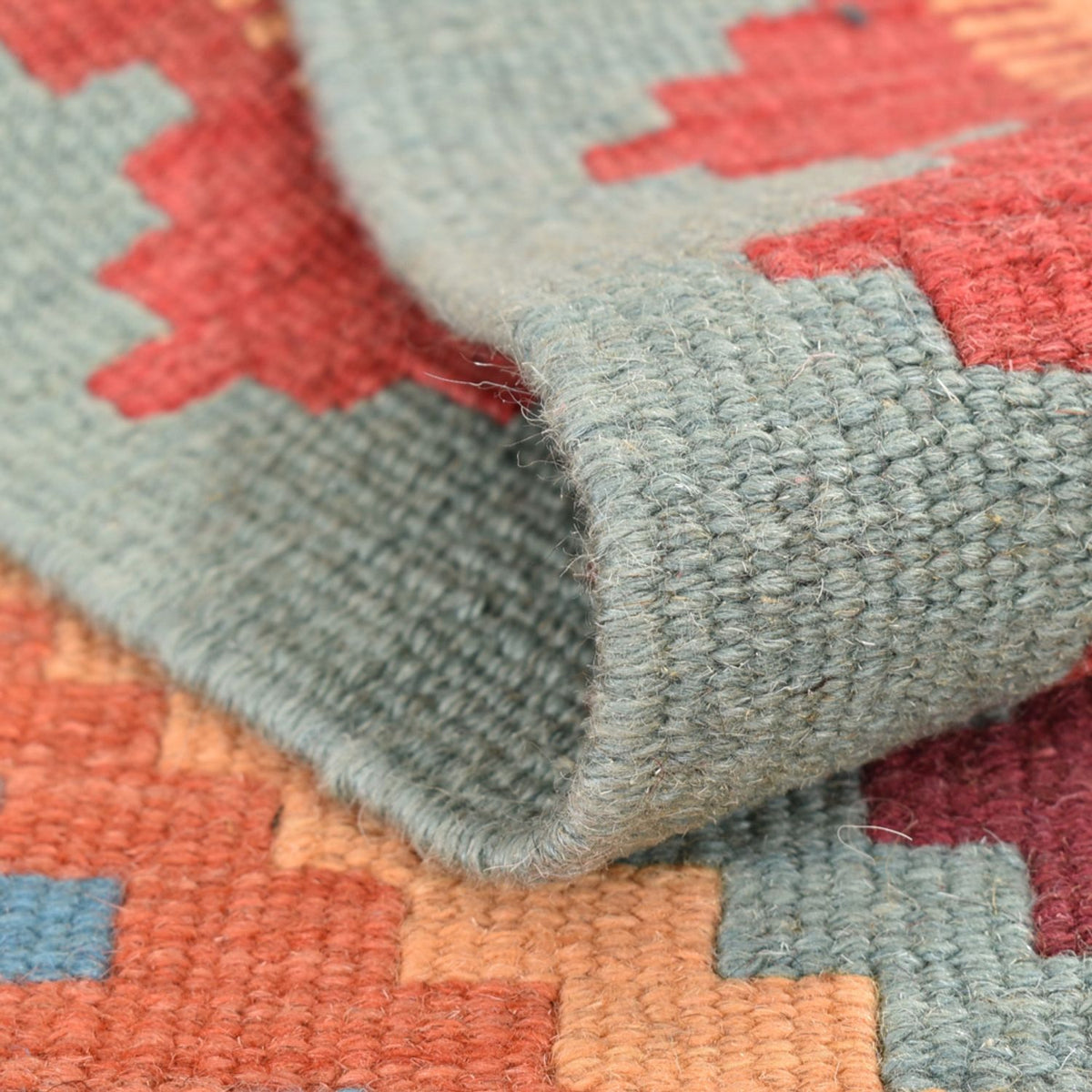 Alfombra de pasillo Alfombra Kelim - Oriental - 196 x 58 cm - multicolor