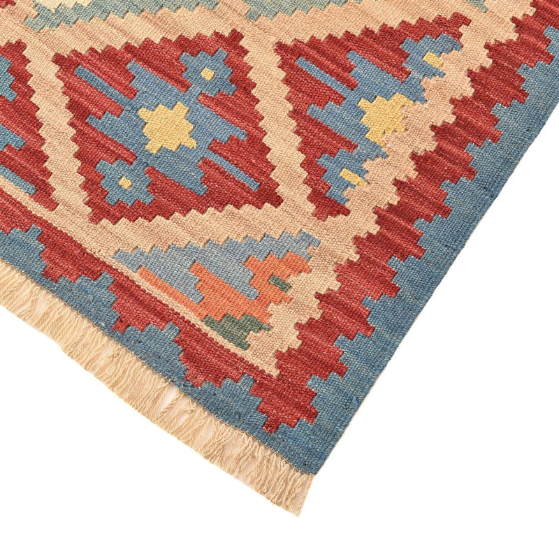 Alfombra de pasillo Alfombra Kelim - Oriental - 200 x 63 cm - multicolor