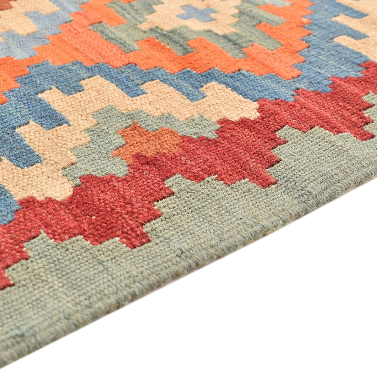 Alfombra de pasillo Alfombra Kelim - Oriental - 194 x 66 cm - multicolor