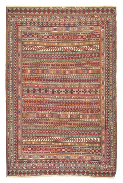 Afshar Sirjan Alfombra 197x297cm - Alfombra persa