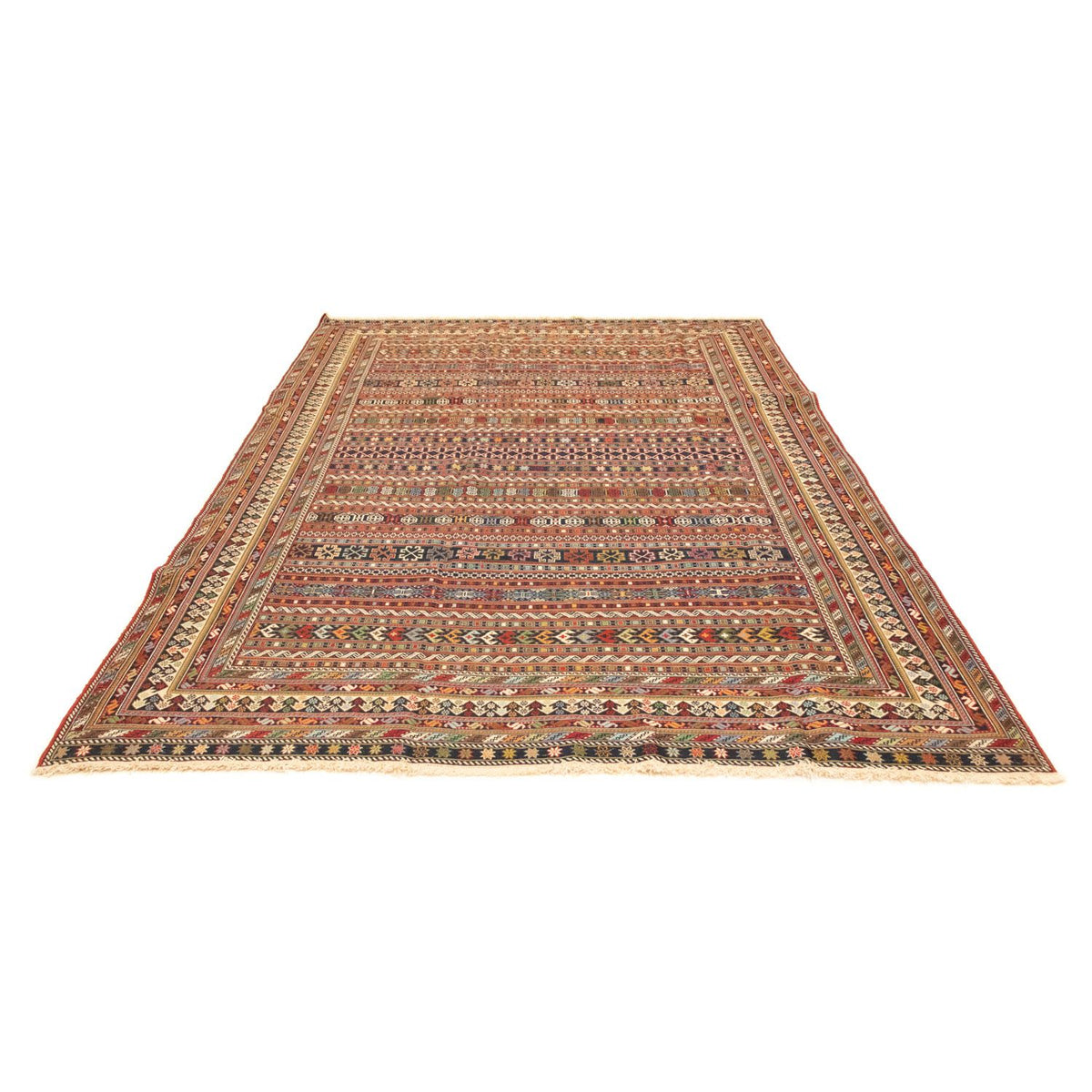Alfombra persa - Nómada - 287 x 194 cm - multicolor