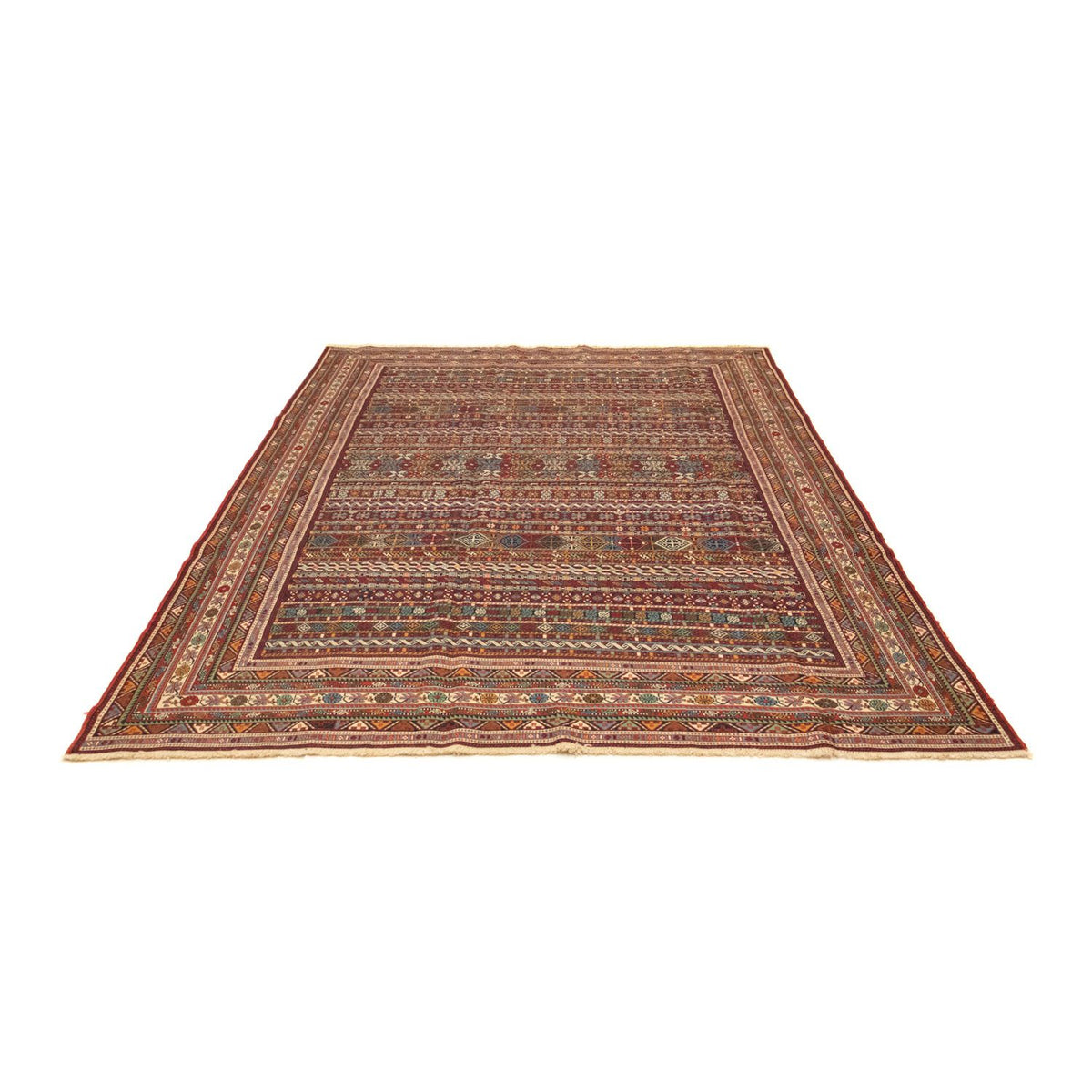Alfombra persa - Nómada - 302 x 199 cm - multicolor