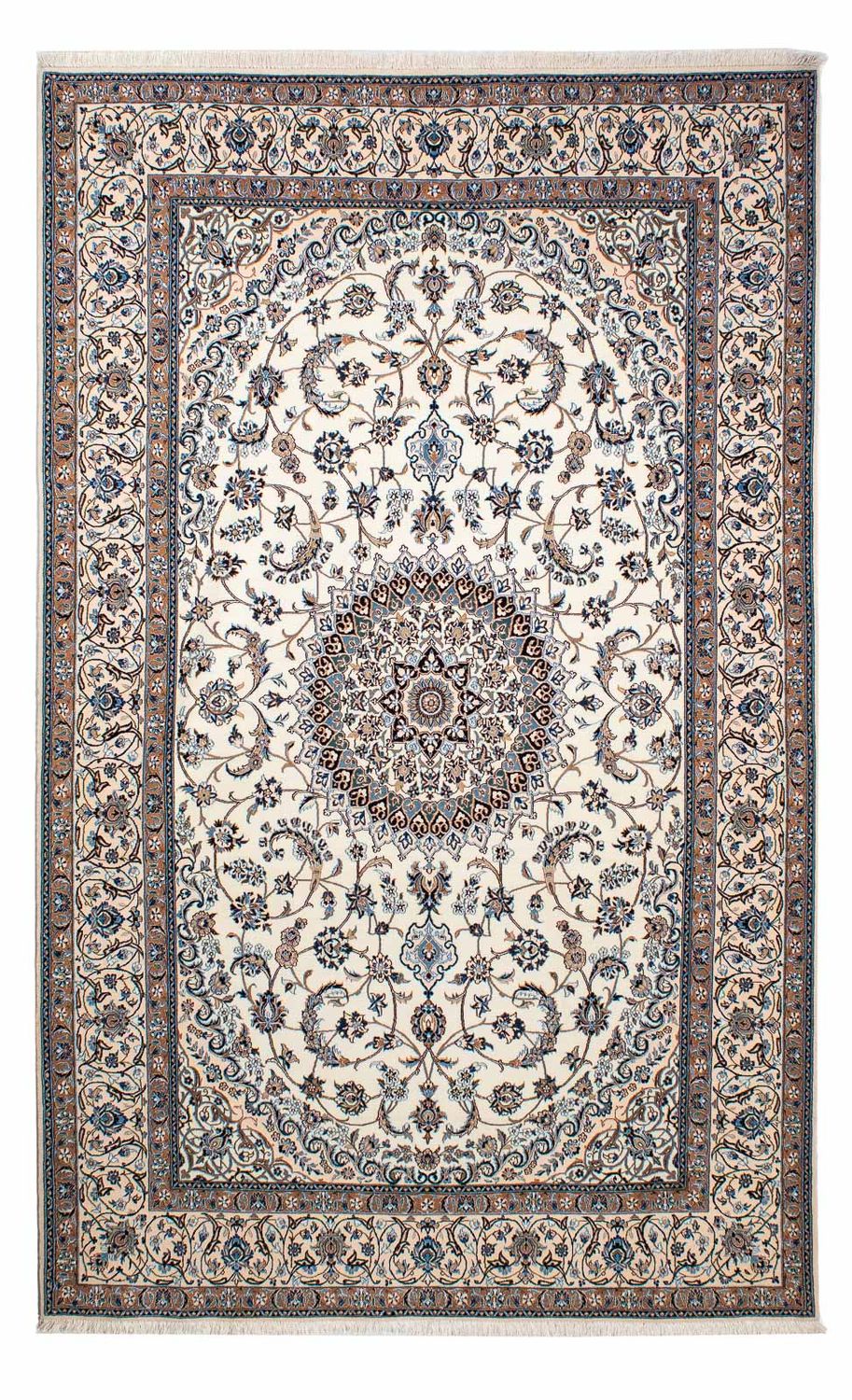 Alfombra Persa - Nain - Prima - 252 x 157 cm - beige