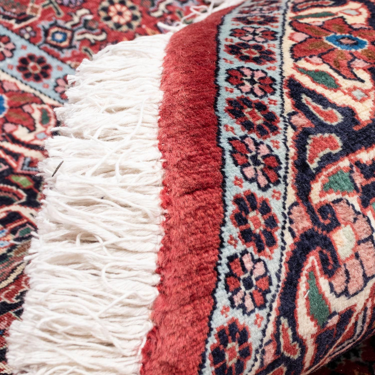 Alfombra persa - Bidjar redondo - 305 x 305 cm - rojo claro