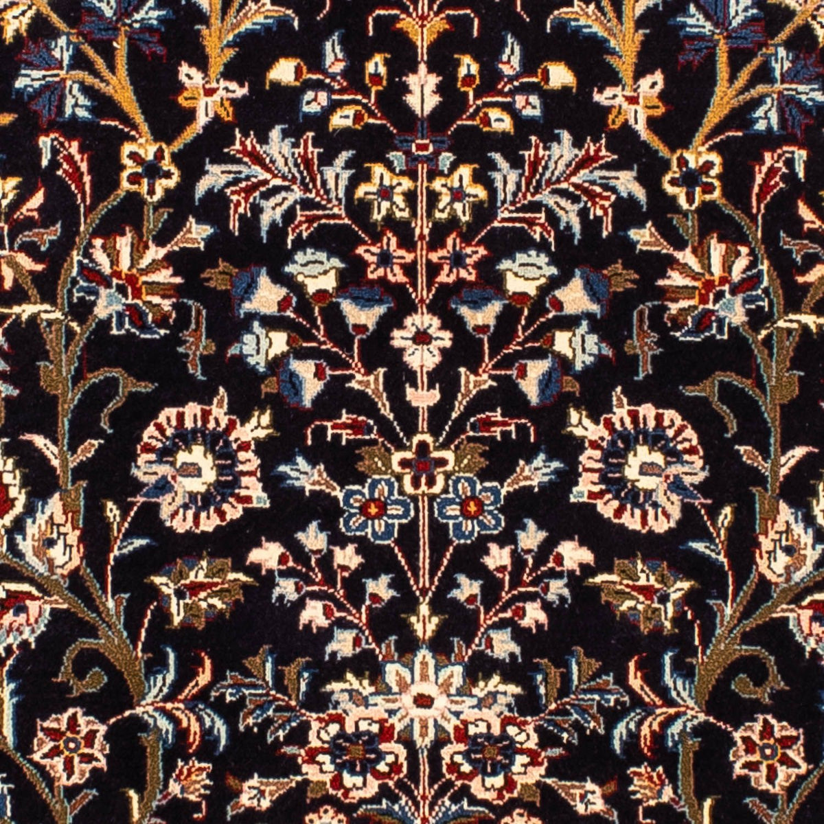 Alfombra persa - Real - 278 x 185 cm - azul oscuro