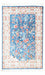Alfombra persa - Ghom - 121 x 77 cm - azul claro