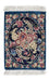 Alfombra de seda - Ghom Seda - Prima - 40 x 28 cm - azul oscuro