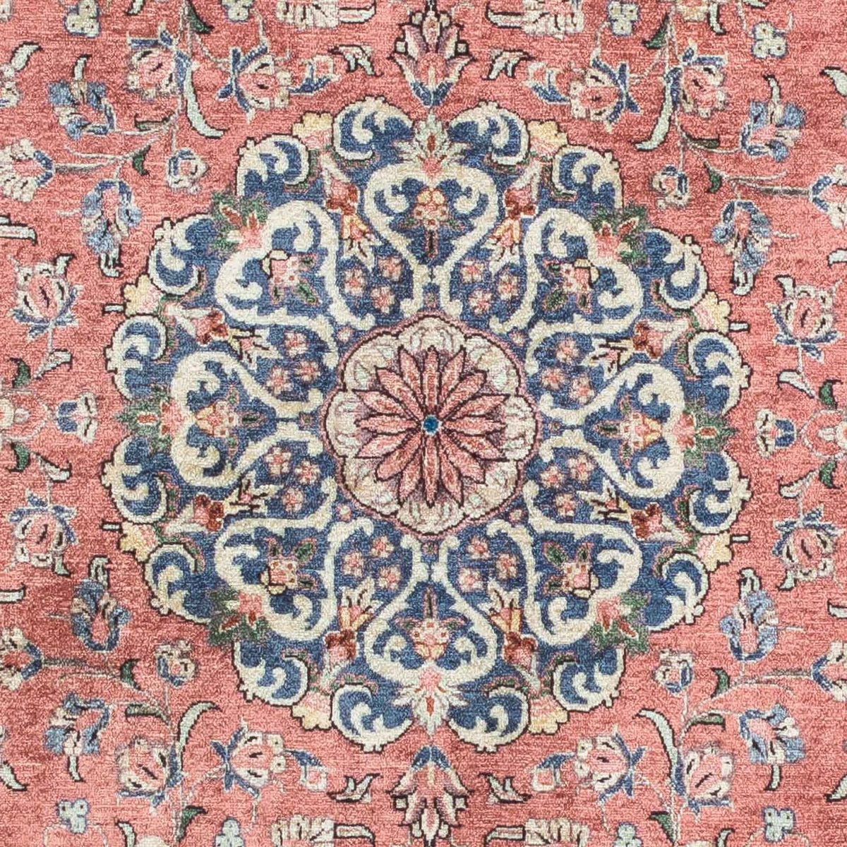 Alfombra persa - Ghom - 121 x 78 cm - óxido