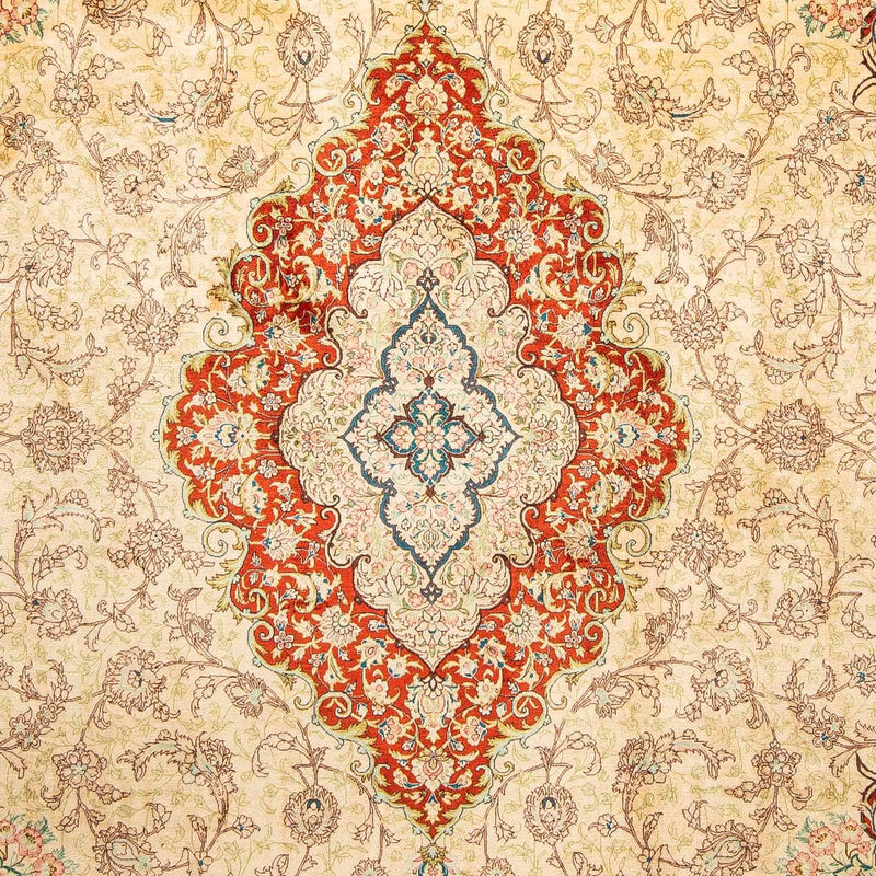 Alfombra persa - Ghom - 312 x 198 cm - rojo