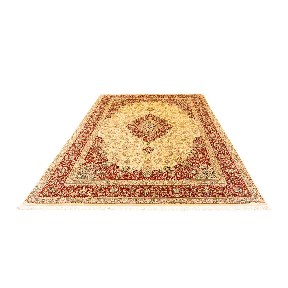 Alfombra persa - Ghom - 312 x 198 cm - rojo