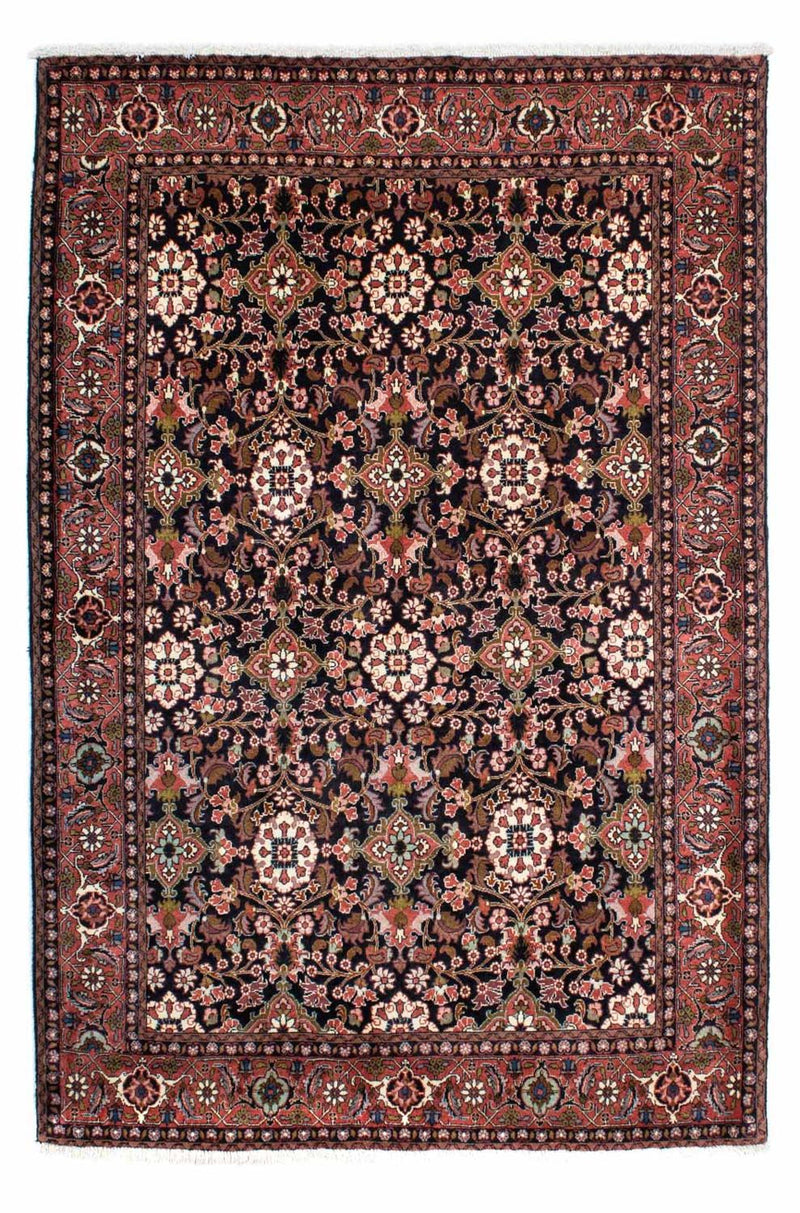 Alfombra persa - Bidjar - 210 x 141 cm - azul oscuro