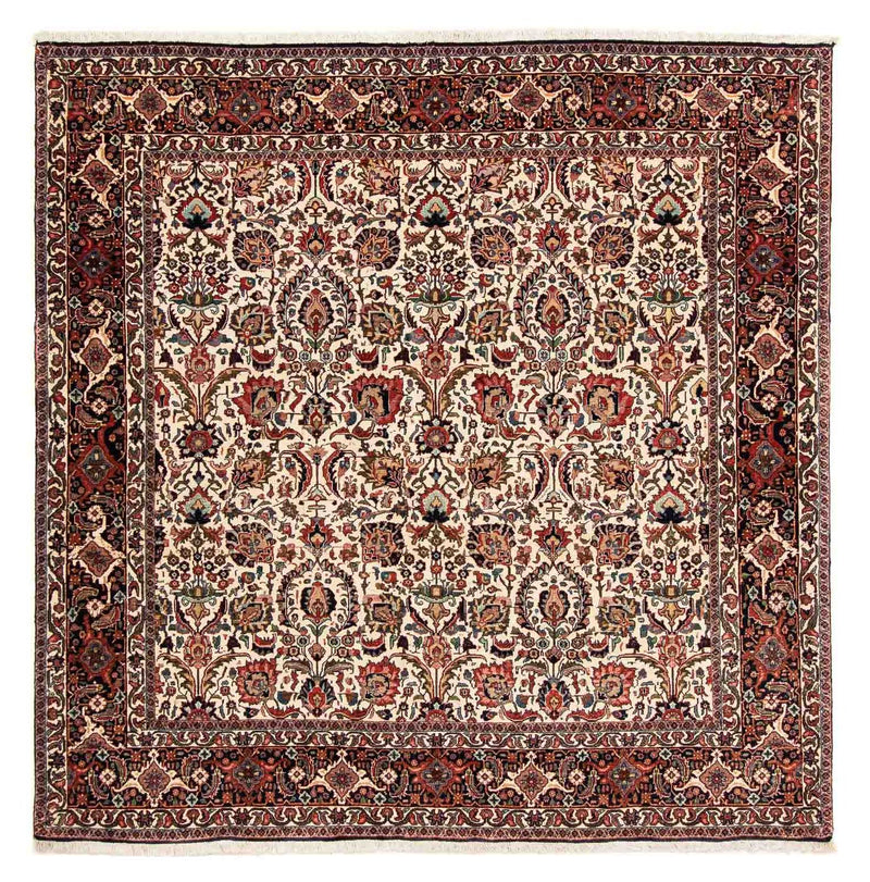 Alfombra persa - Bidjar cuadrado  - 202 x 197 cm - multicolor