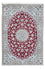 Alfombra Persa - Nain - Real - 173 x 114 cm - rojo oscuro