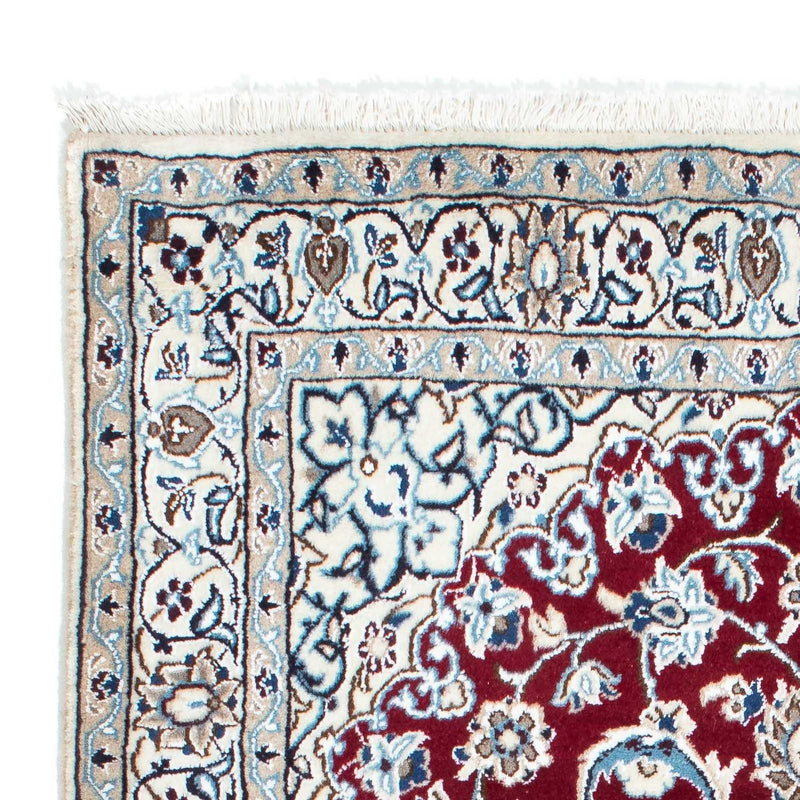 Alfombra Persa - Nain - Real - 173 x 114 cm - rojo oscuro