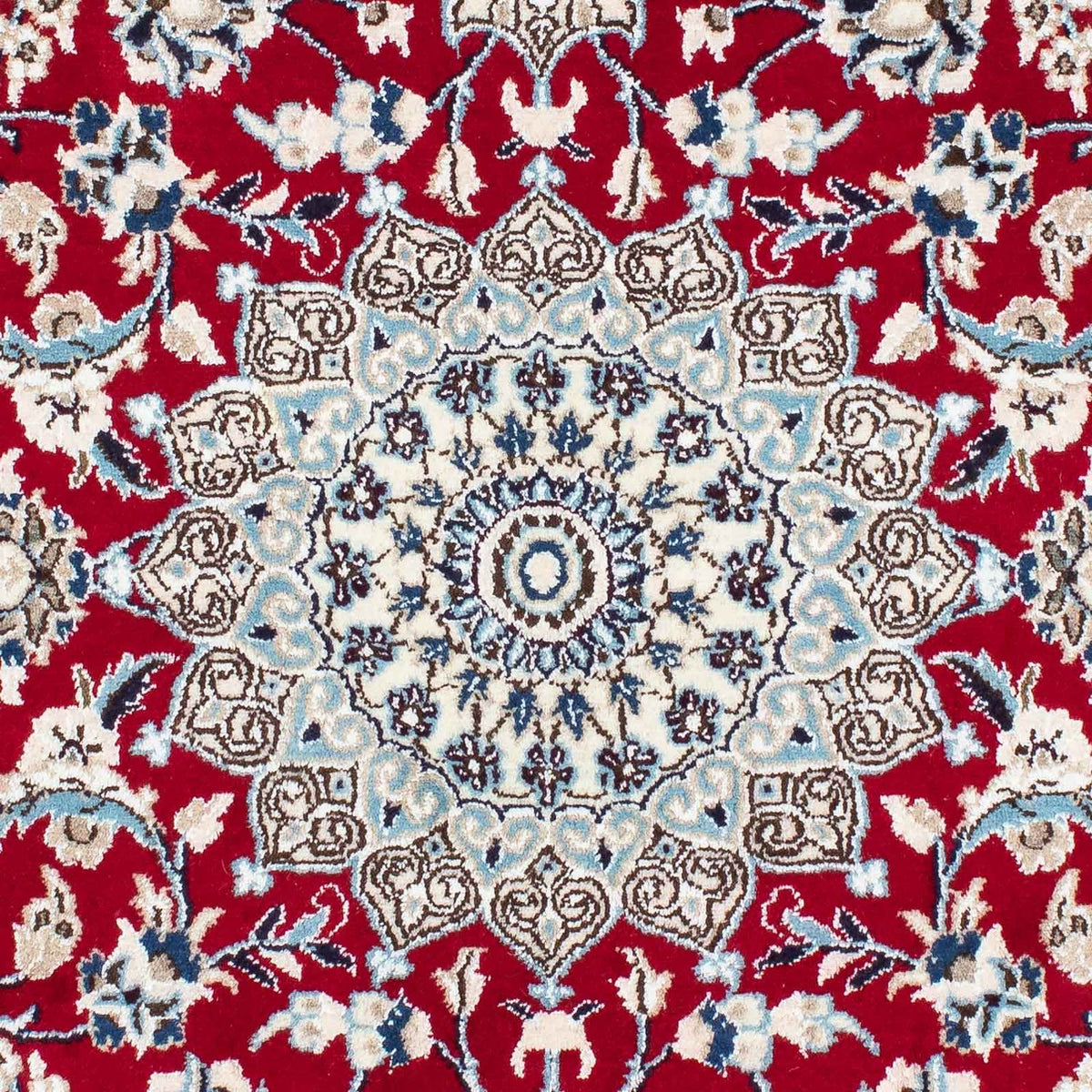 Alfombra Persa - Nain - Real - 172 x 110 cm - rojo