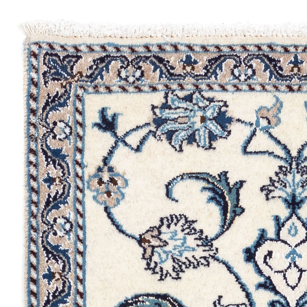 Alfombra persa - Nain - 135 x 69 cm - beige