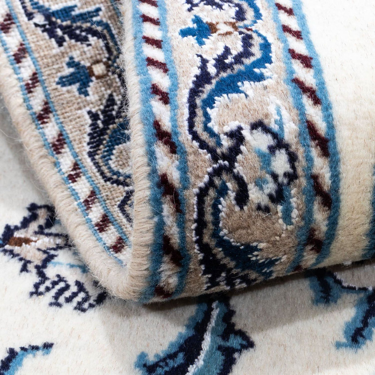 Alfombra persa - Nain - 135 x 69 cm - beige