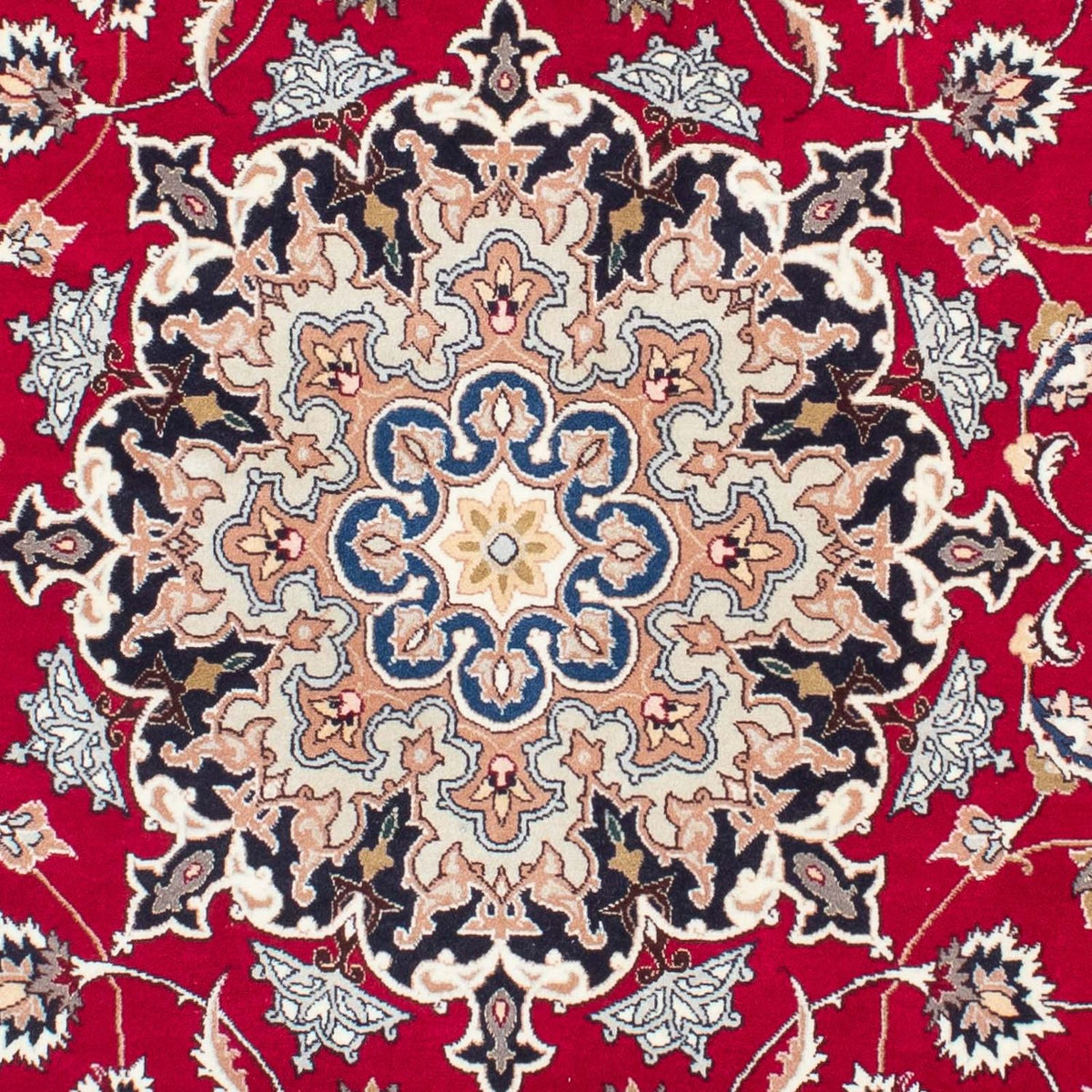 Alfombra Persa - Tabriz - Real - 210 x 154 cm - rojo