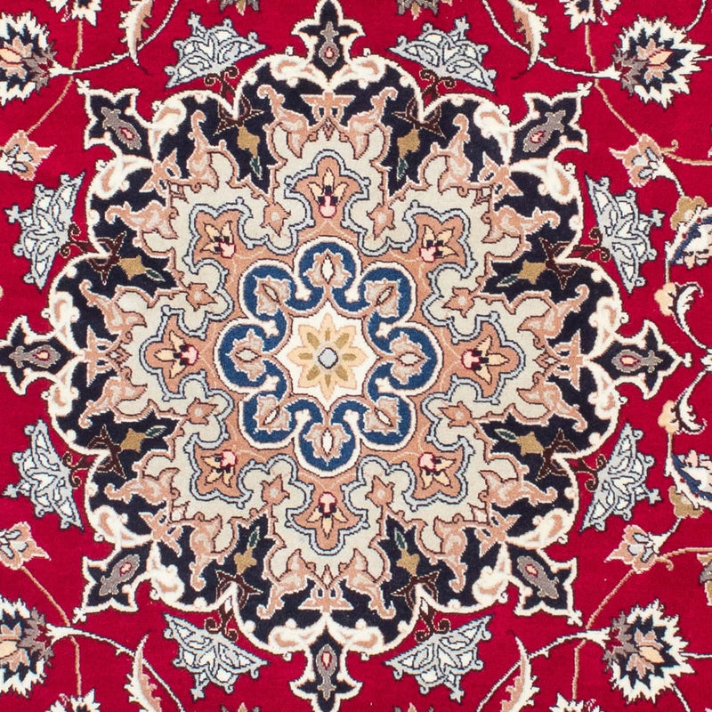 Alfombra Persa - Tabriz - Real - 210 x 154 cm - rojo