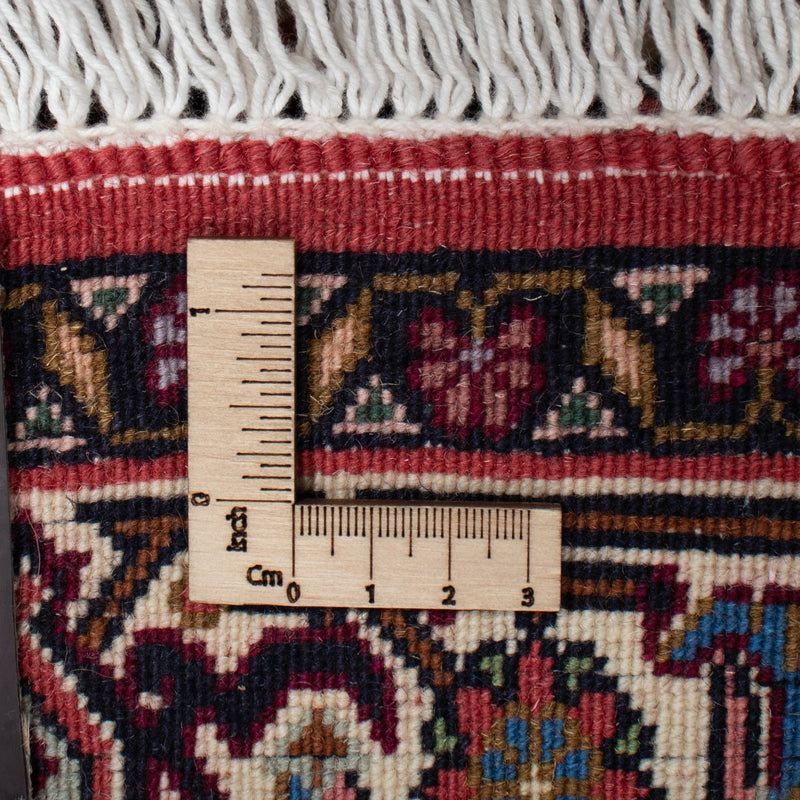 Alfombra de pasillo Alfombra persa - Bidjar - 298 x 88 cm - rojo oscuro