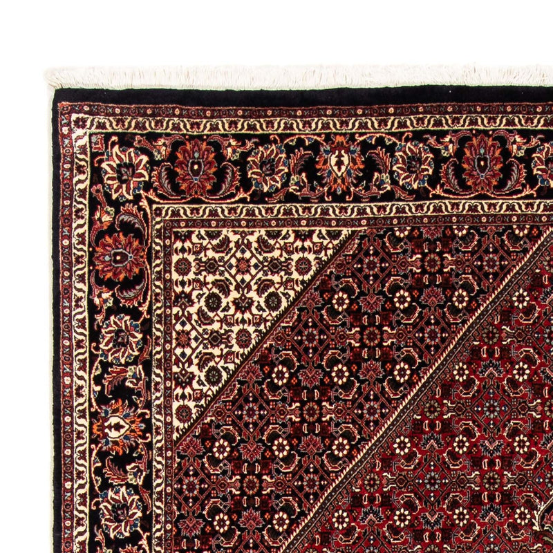Alfombra persa - Bidjar - 240 x 166 cm - rojo oscuro