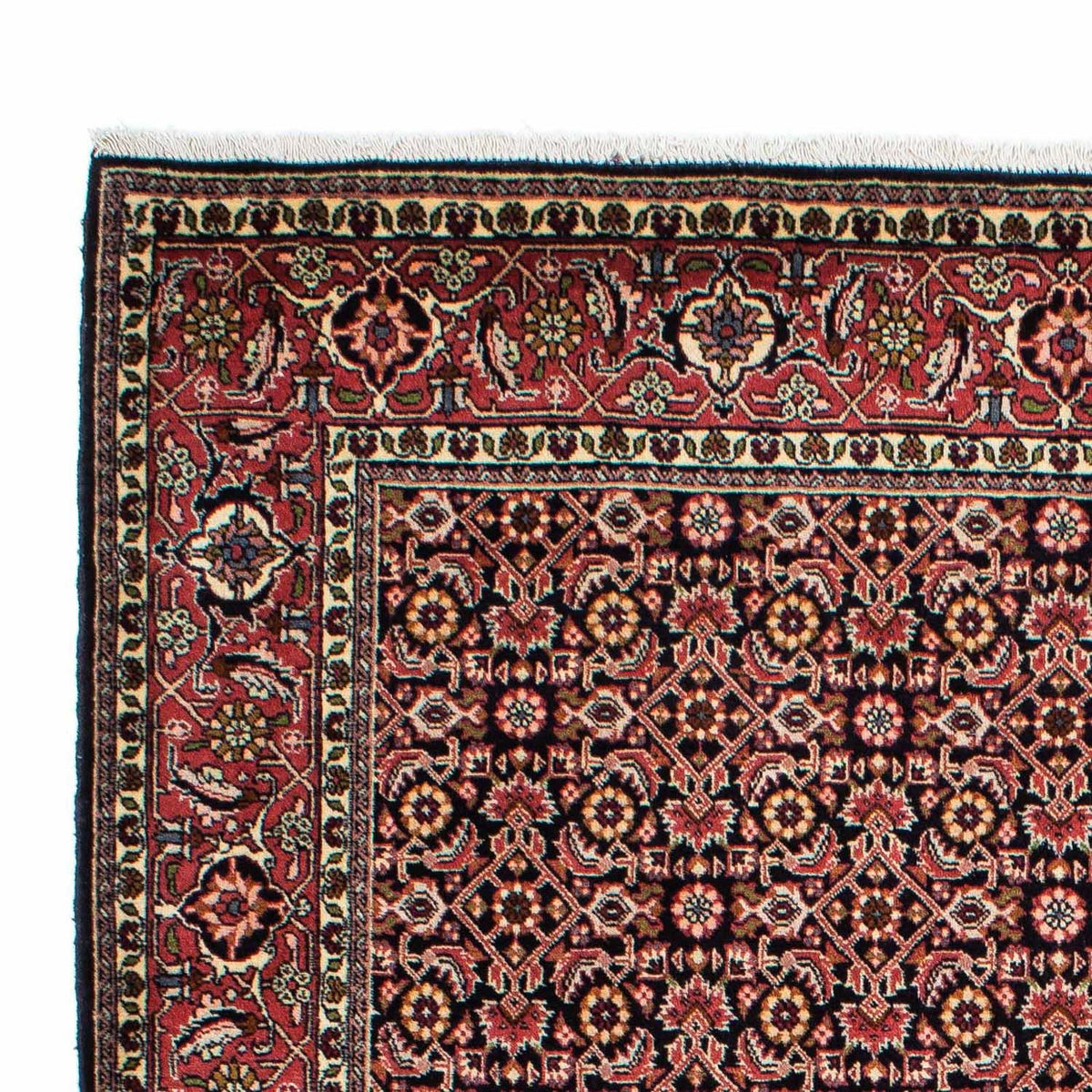 Alfombra persa - Bidjar - 217 x 141 cm - azul oscuro