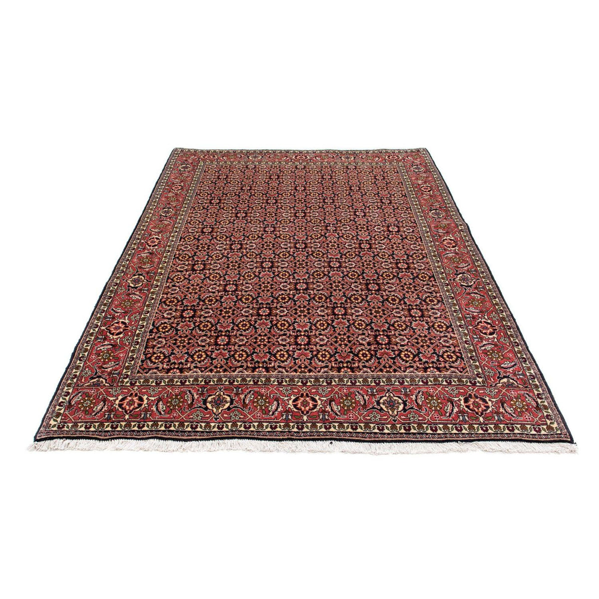 Alfombra persa - Bidjar - 217 x 141 cm - azul oscuro