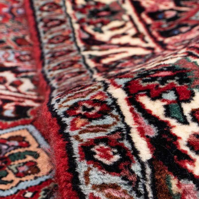 Alfombra persa - Bidjar - 303 x 250 cm - rojo oscuro