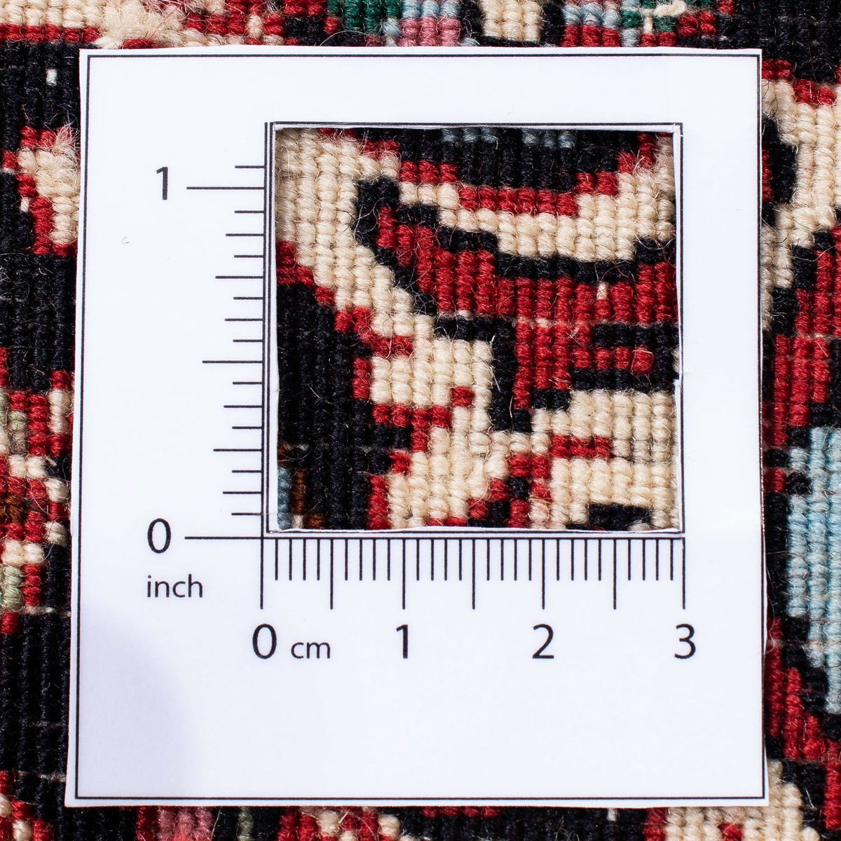 Alfombra persa - Bidjar - 303 x 250 cm - rojo oscuro