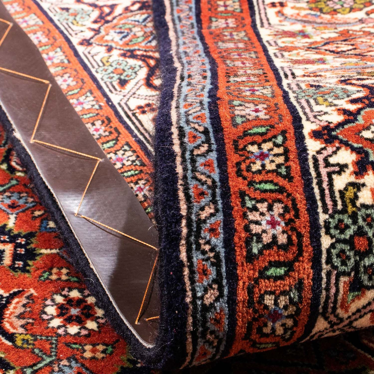 Alfombra persa - Bidjar - 245 x 167 cm - marrón