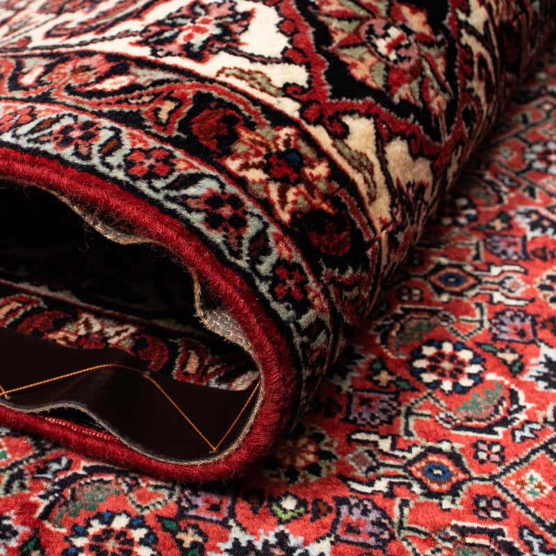 Alfombra persa - Bidjar - 259 x 200 cm - rojo oscuro