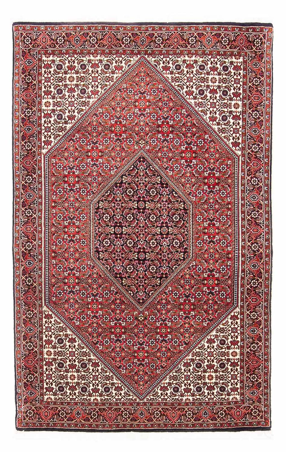 Alfombra persa - Bidjar - 180 x 110 cm - rojo