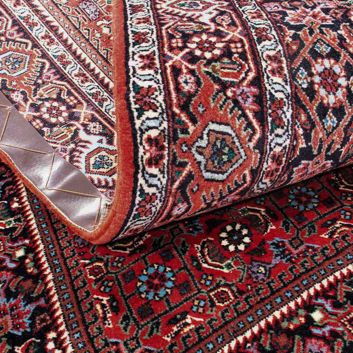 Alfombra persa - Bidjar - 192 x 110 cm - rojo