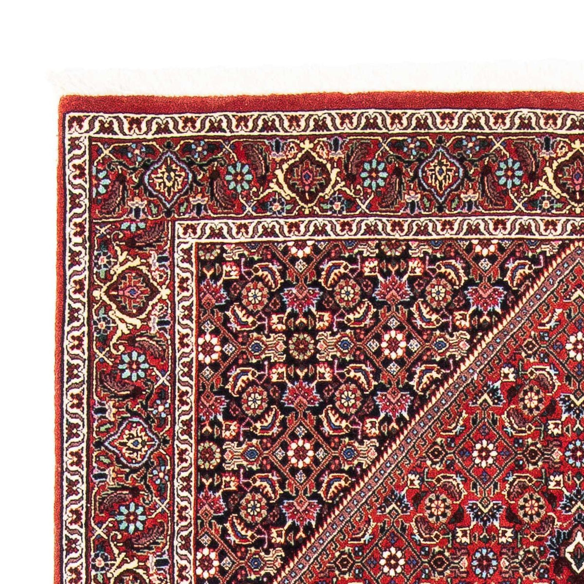 Alfombra persa - Bidjar - 181 x 112 cm - rojo