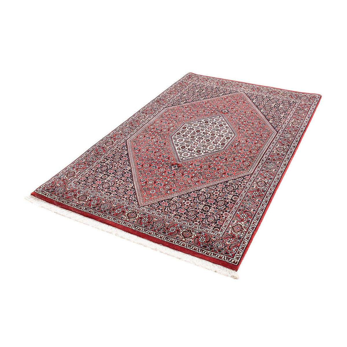 Alfombra persa - Bidjar - 181 x 112 cm - rojo