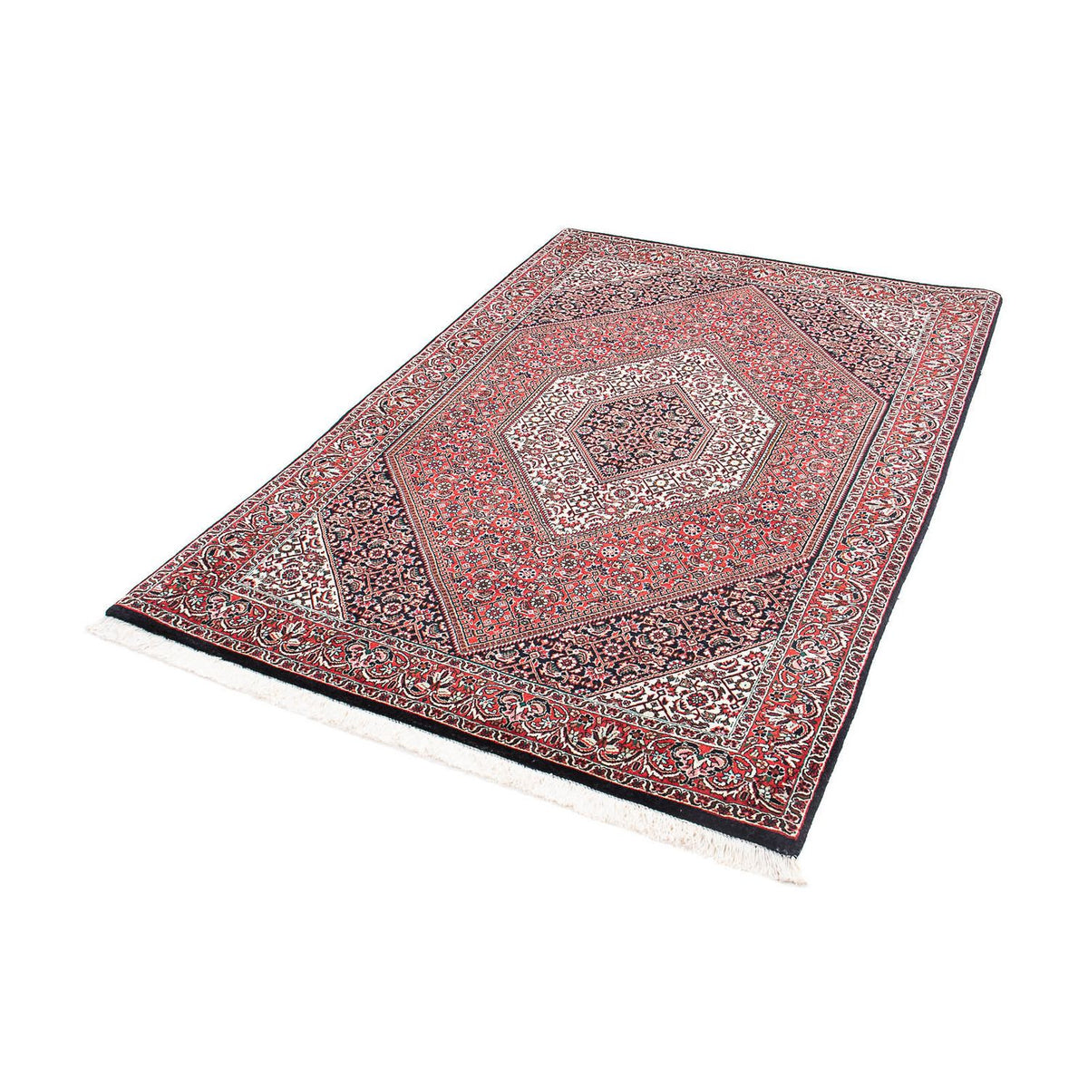 Alfombra persa - Bidjar - 172 x 112 cm - rojo