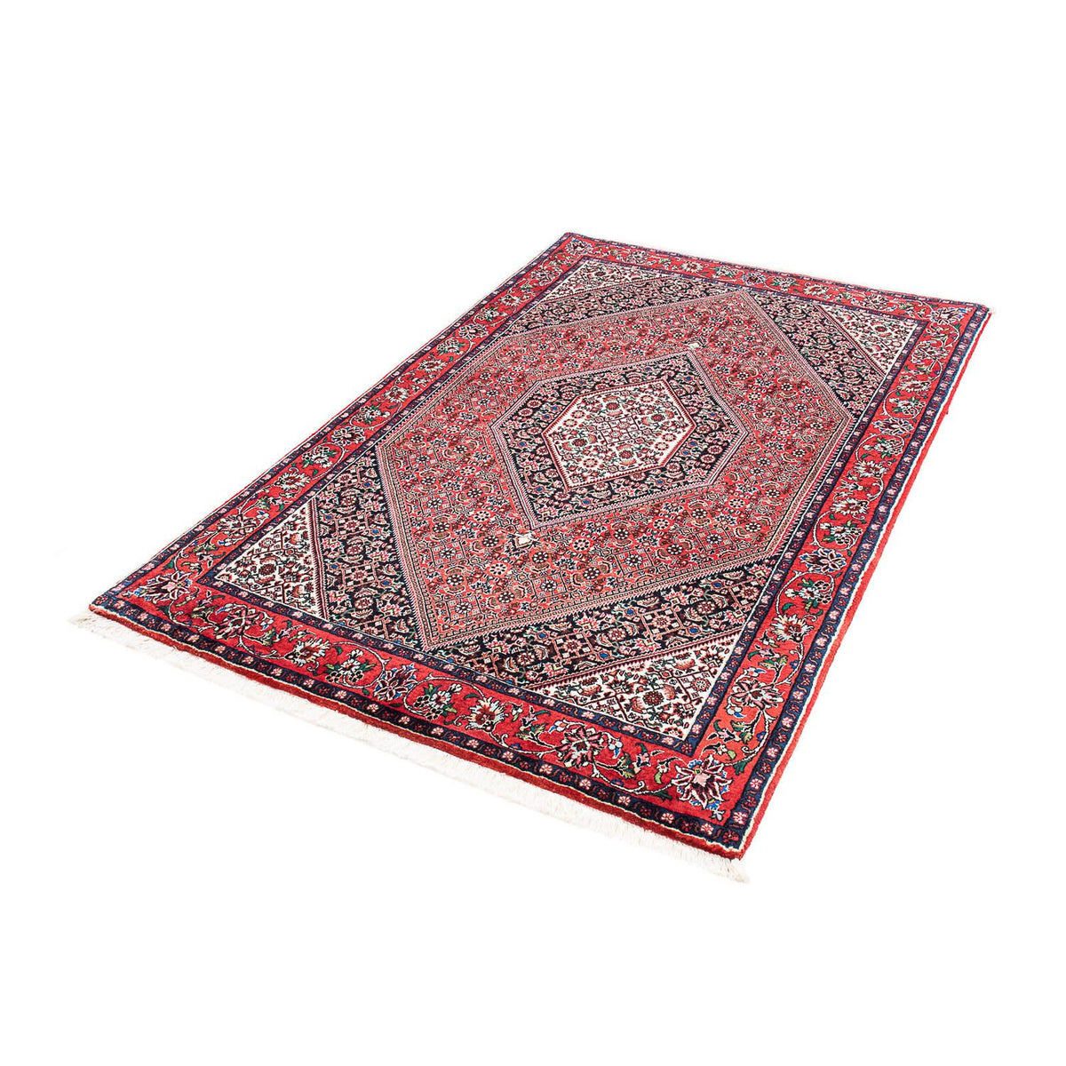 Alfombra persa - Bidjar - 174 x 110 cm - rojo